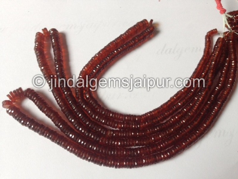 Spessartite Fac German Cut Shape Beads